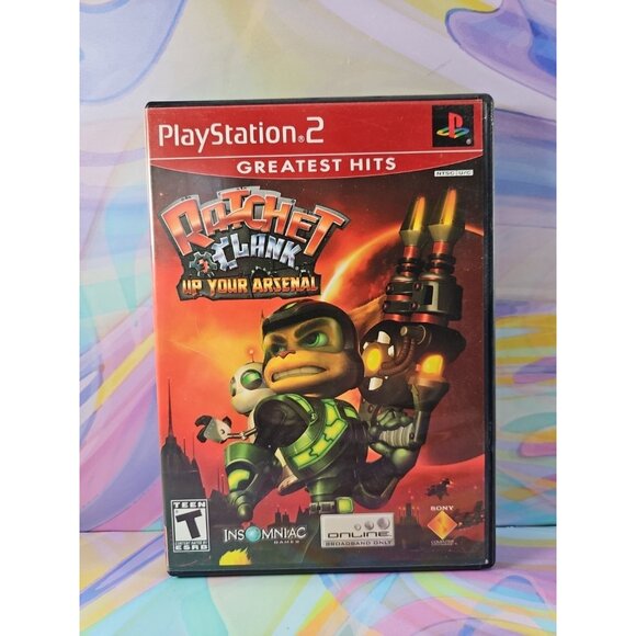 Ratchet & Clank: Up Your Arsenal Greatest Hits (Sony PlayStation 2, 2005) CIB - Picture 1 of 3